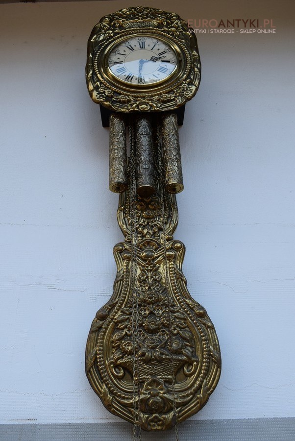 mosiężny zegar z wahadłem mosiężny zegar z wahadłem